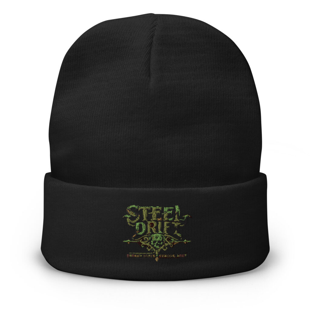 Steel Drift “Broken Bones • Strong Soul” Embroidered Beanie