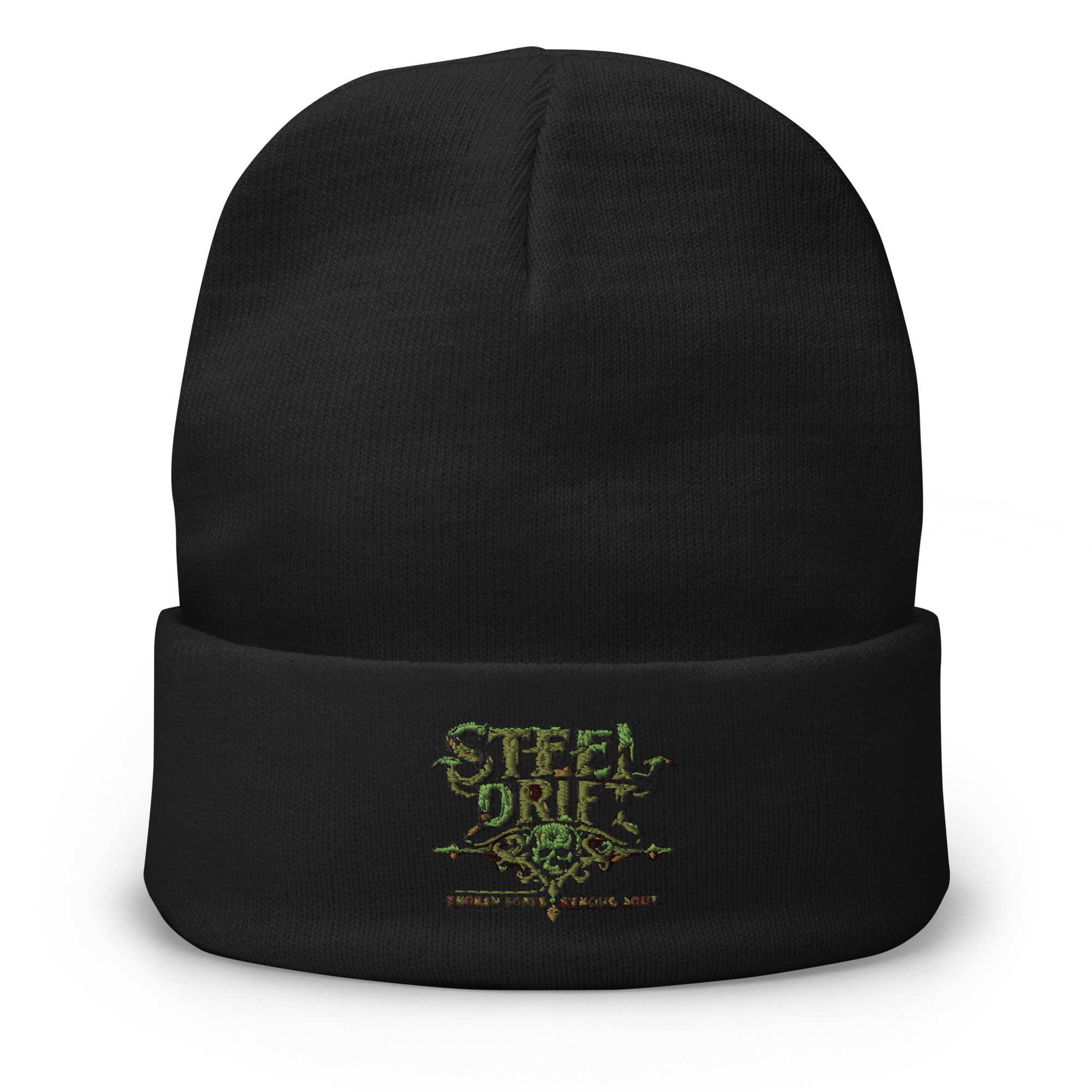 Steel Drift “Broken Bones • Strong Soul” Embroidered Beanie